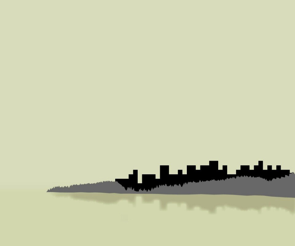 Векторный город обои