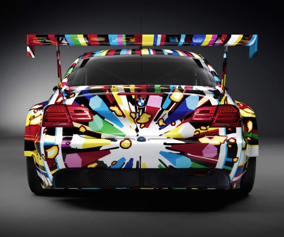 BMW  в сумасшедшем окрасе обои