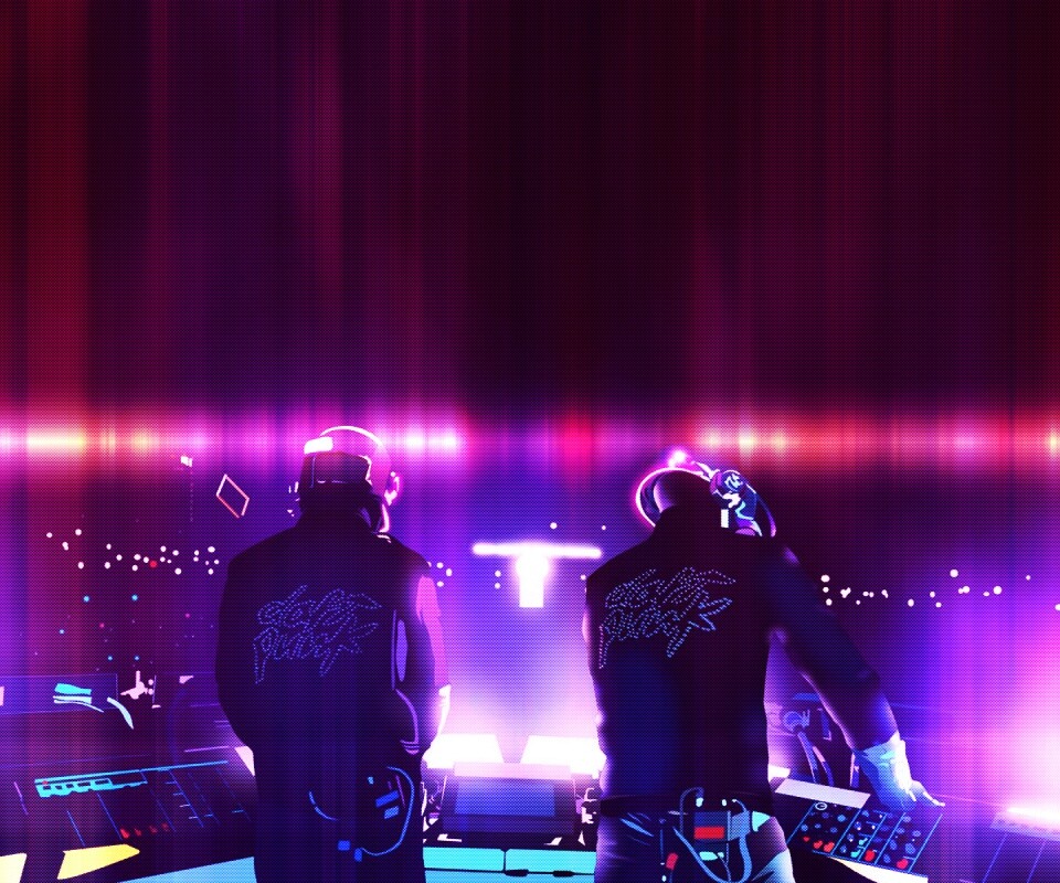 Концерт Daft Punk обои