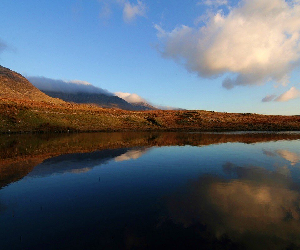 Зеркальное озеро обои