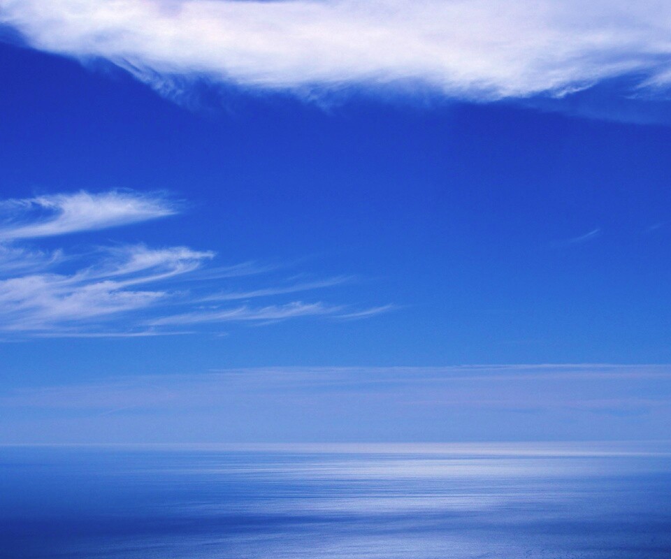 Чистый морской горизонт обои