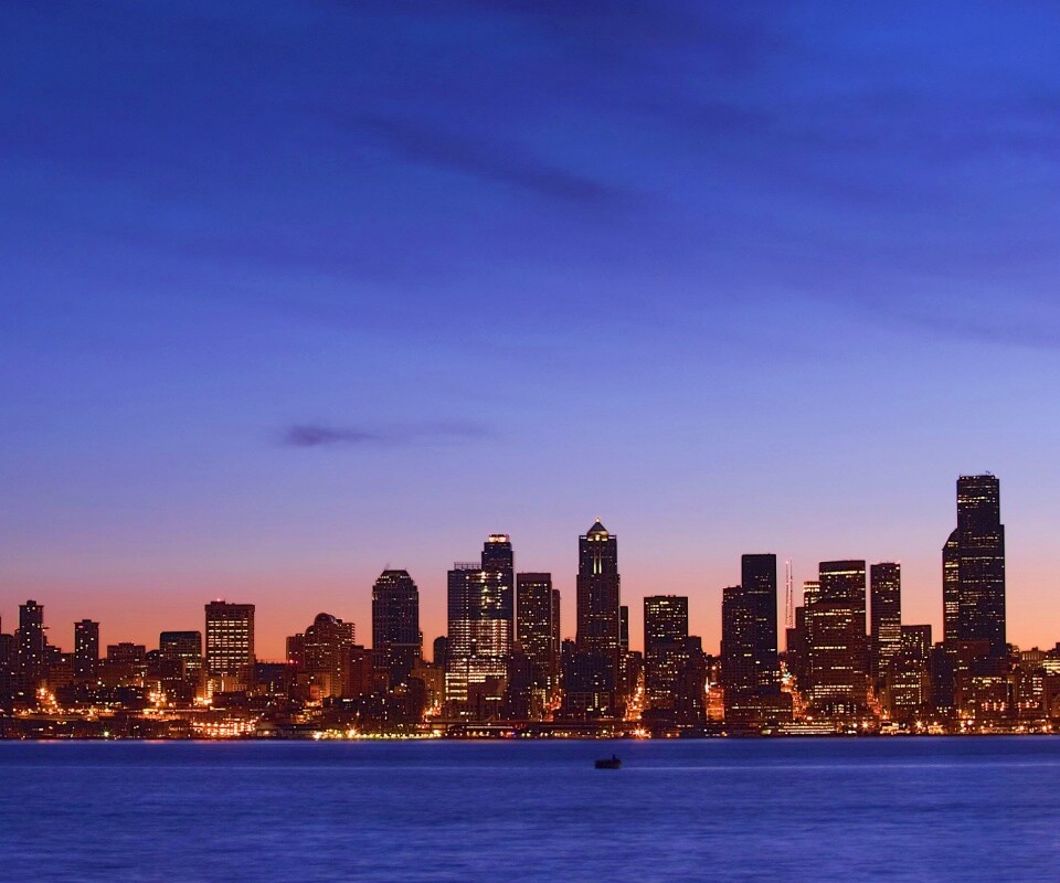 Пейзаж Сиэтла обои