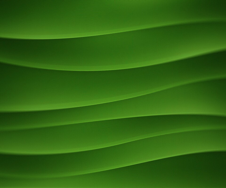 Зелёные горизонтальные волны обои