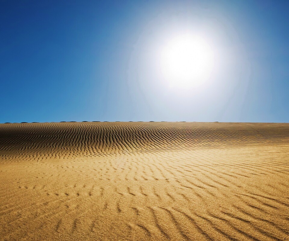 Пустыня до горизонта обои