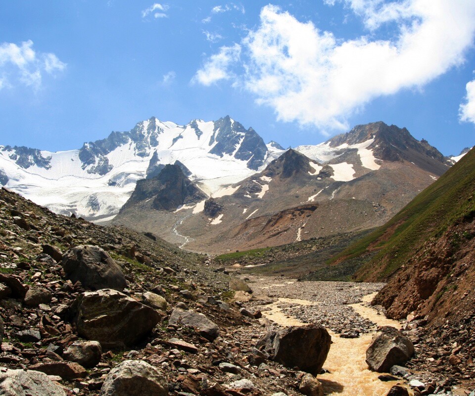 Горный пейзаж обои