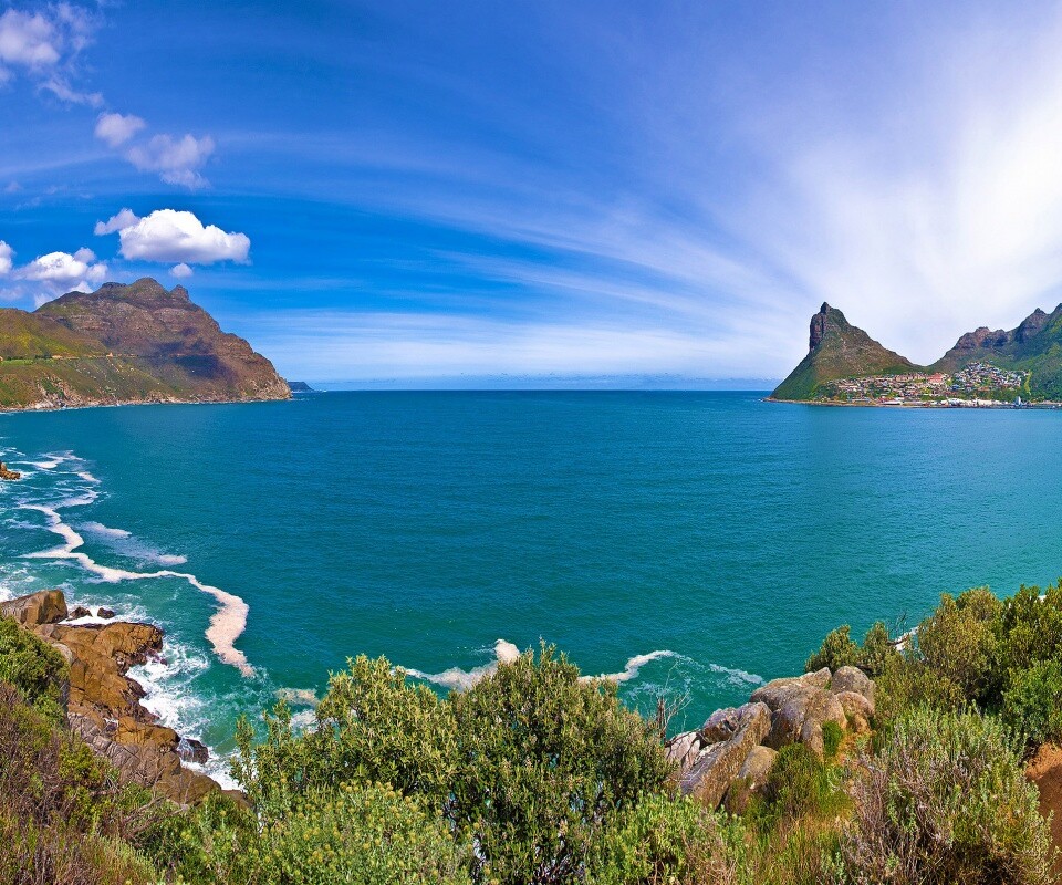 Красивая бухта обои