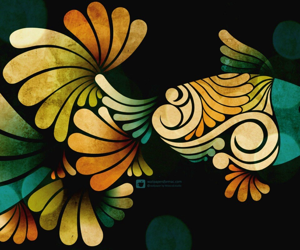 Узор «Рыбка» обои