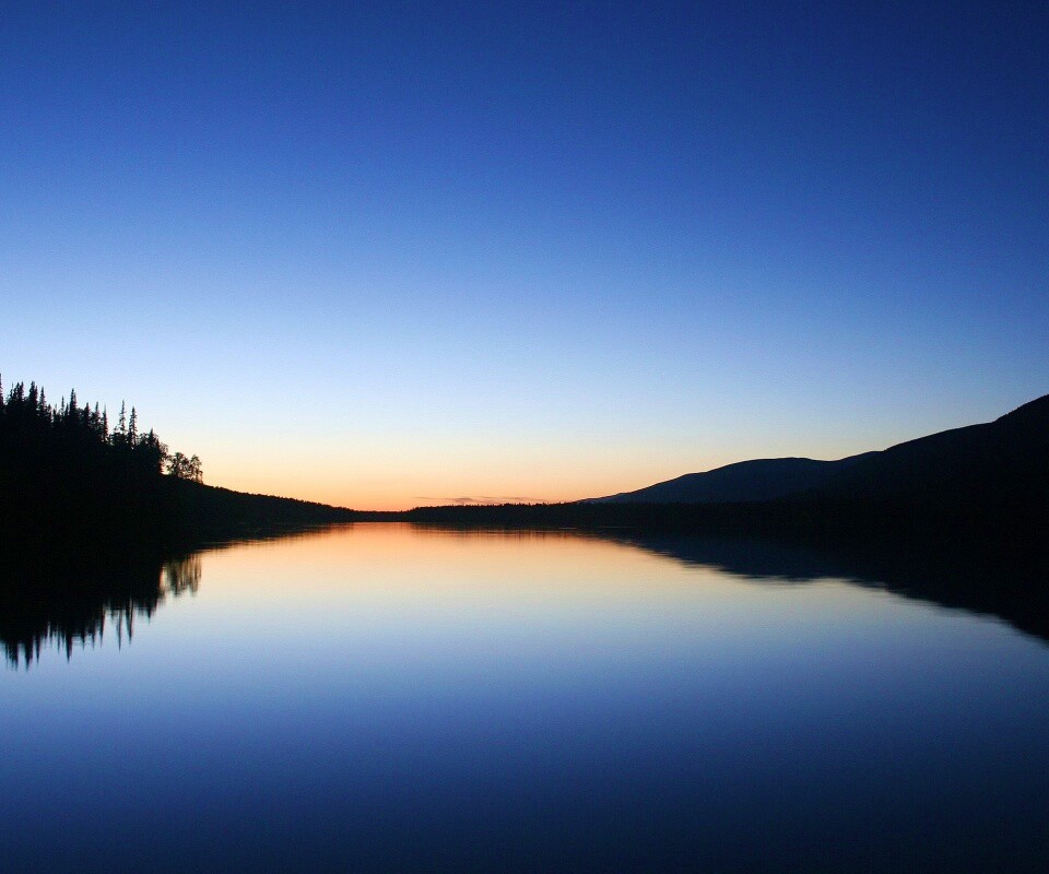 Гладкое озеро обои