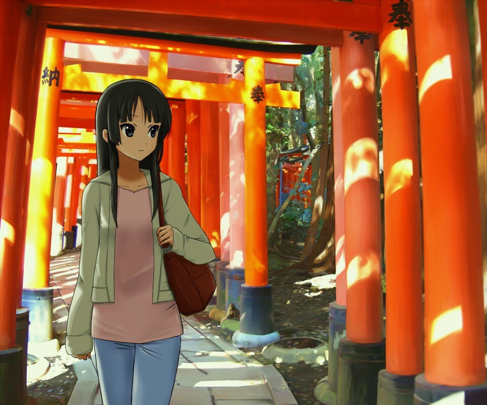 Акияма Мио обои