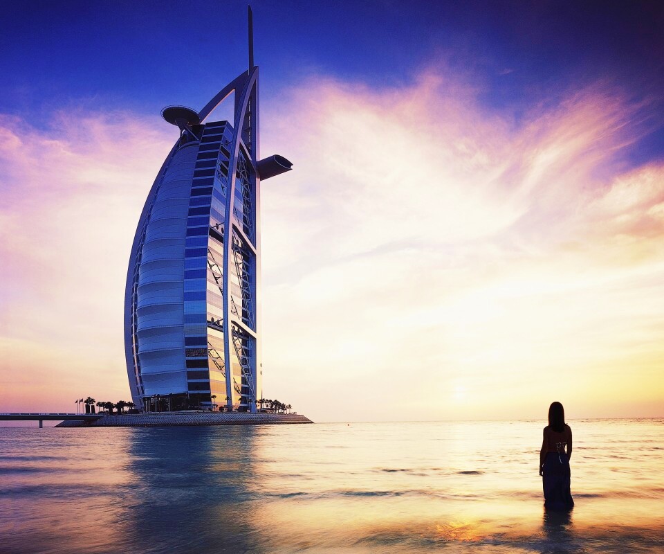 Бурдж Аль Араб в Дубае обои