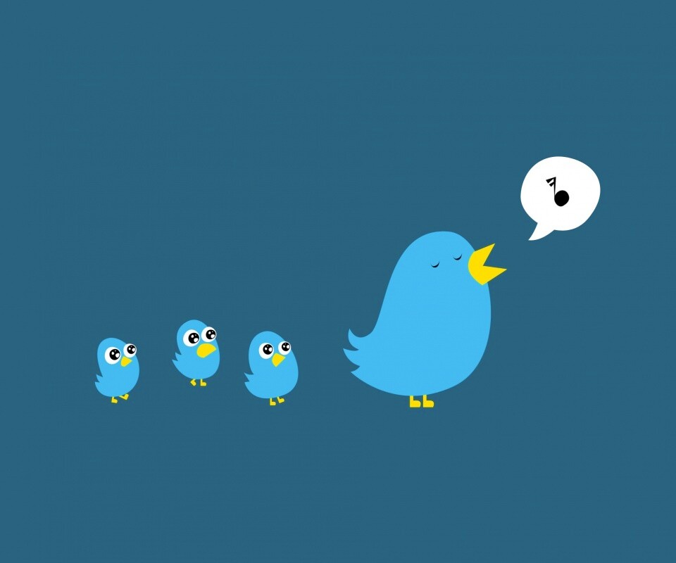 Поющая птица обои