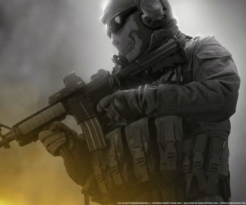 Солдат в маске обои