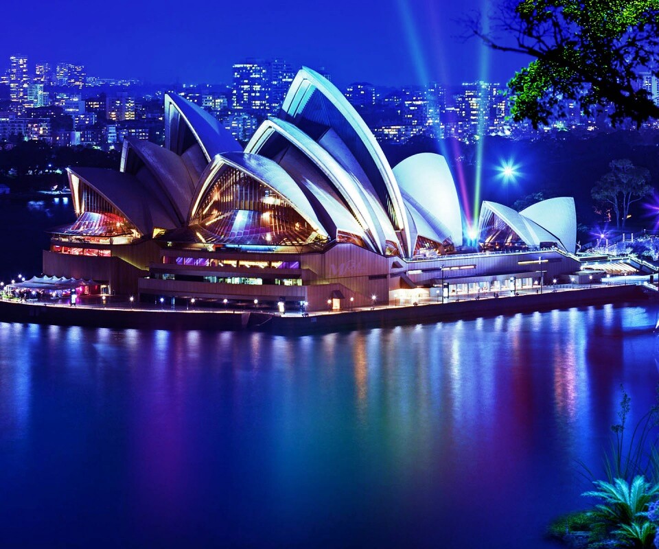 Здание оперного театра в Сиднее обои