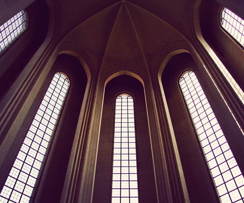 Готический свод обои