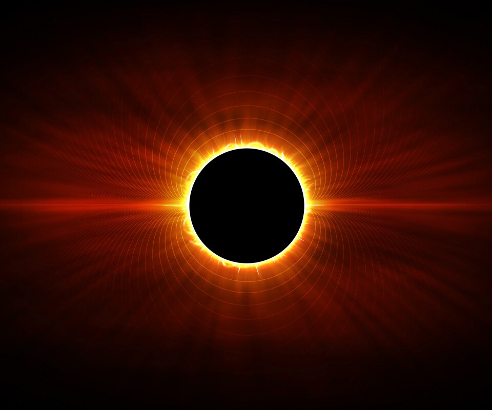 Солнецное затмение обои