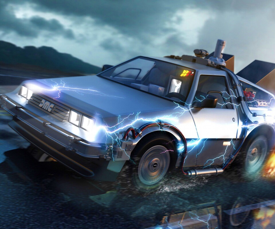 Машина времени обои