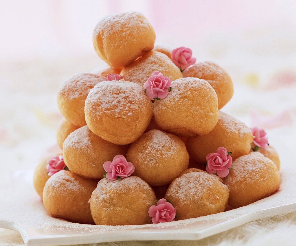 Круглые пироженки обои