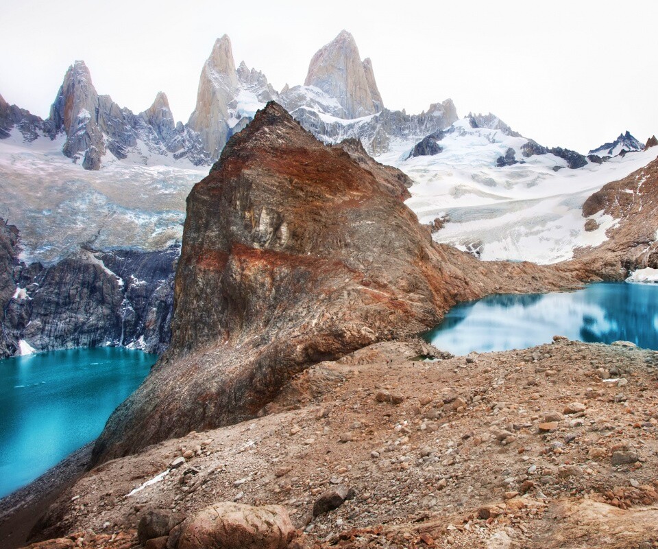 Горные озера обои