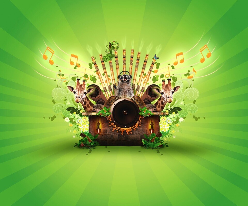 Музыка джунглей обои