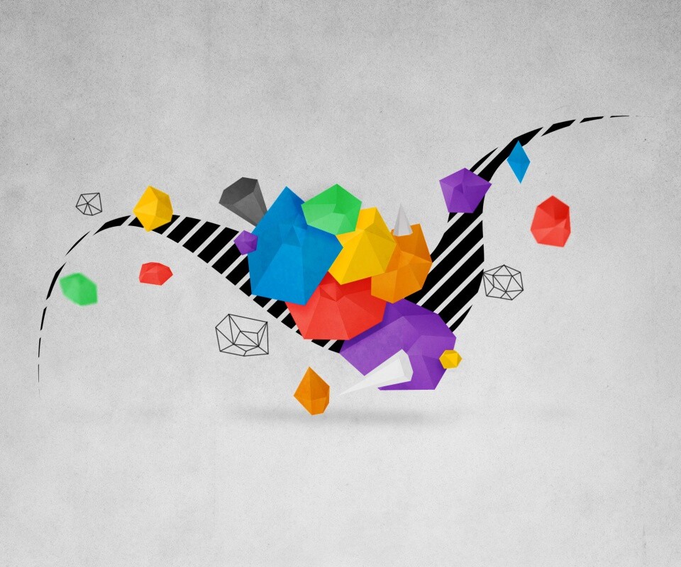 Полет абстрактной фантазии обои