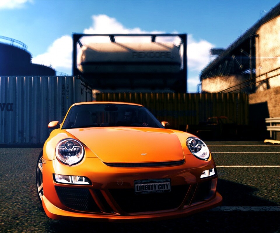 Порше из GTA4 обои