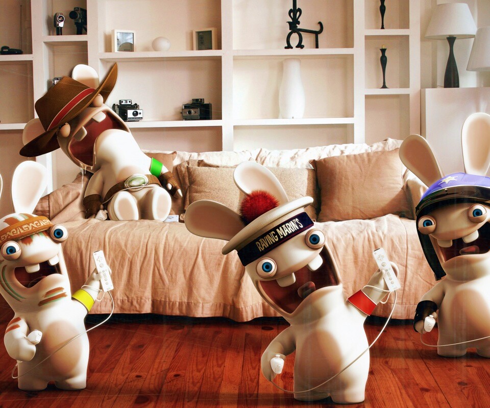 Raving Rabbids wii обои