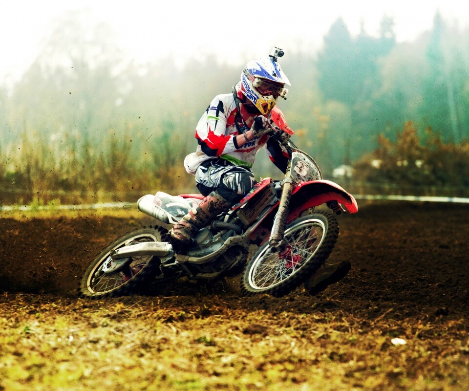 Зрелищное ралли на мотоциклах обои