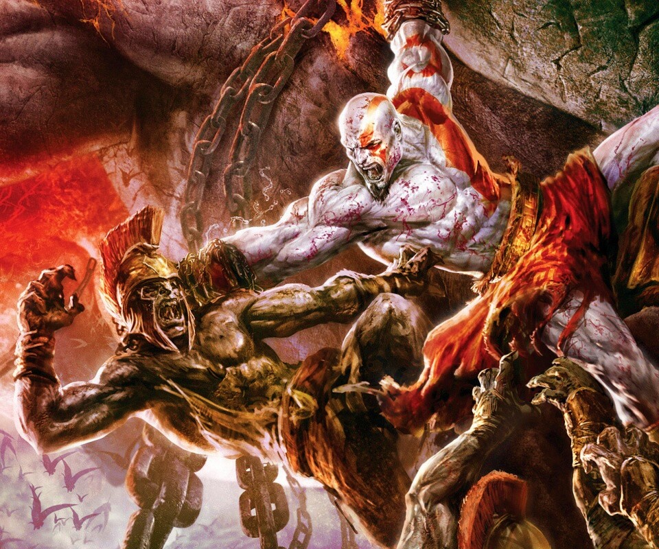 Бог войны обои