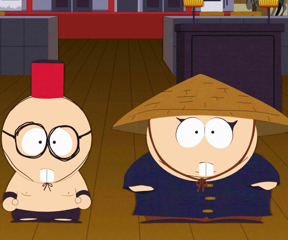 Баттерс Стотч и Эрик Картман в Китайской проблеме обои