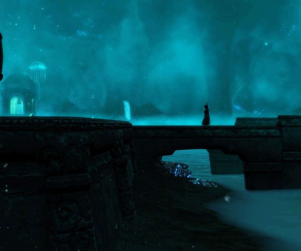 Светящийся путь обои