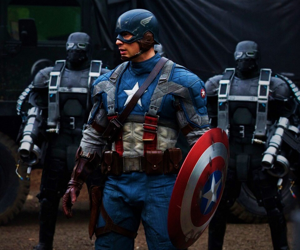 Капитан Америка обои