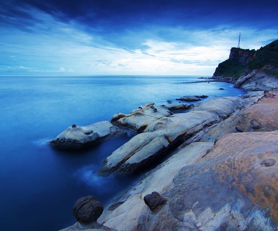 Замерзший мыс где-то там обои