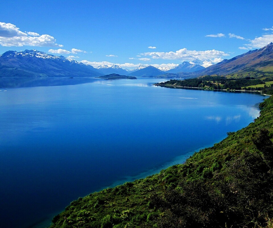 Горное озеро обои