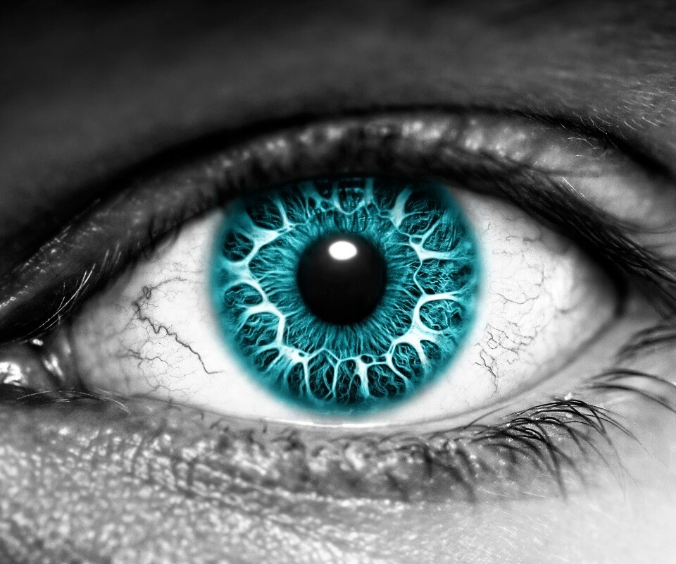 Бирюзовый глаз обои