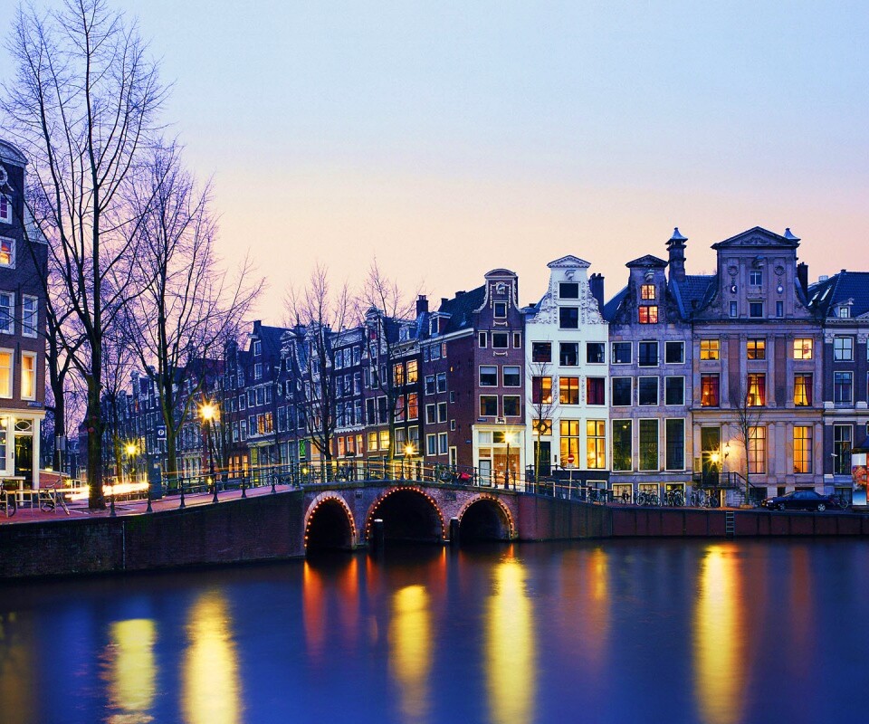 Европейский городок обои