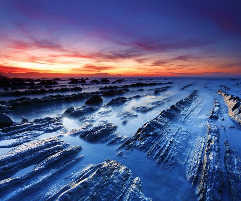 Рифы в тумане обои