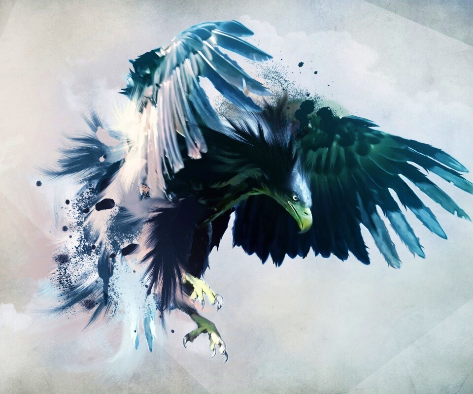 Скетч с орлом обои