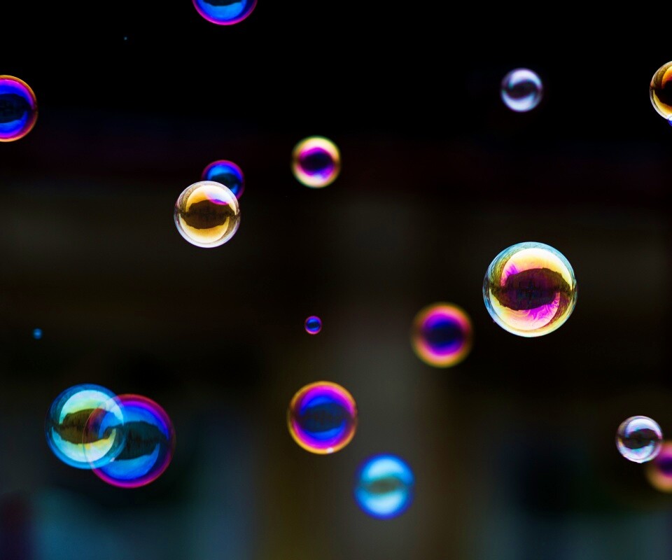 Мыльные пузыри обои