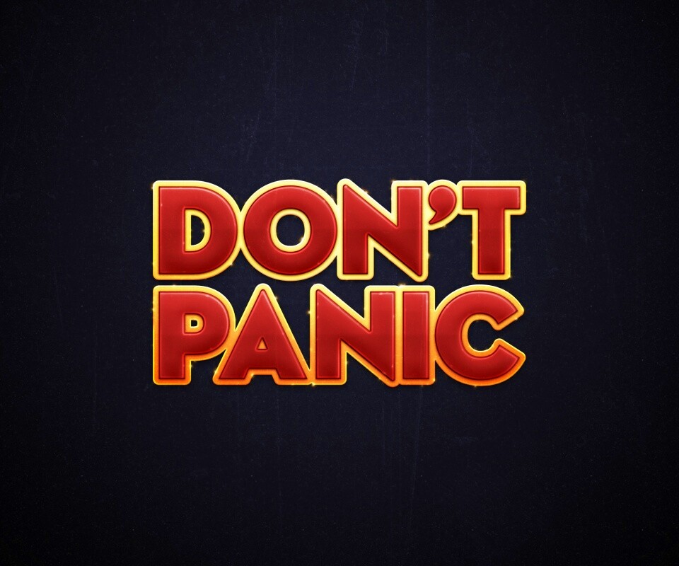 Не паникуй обои