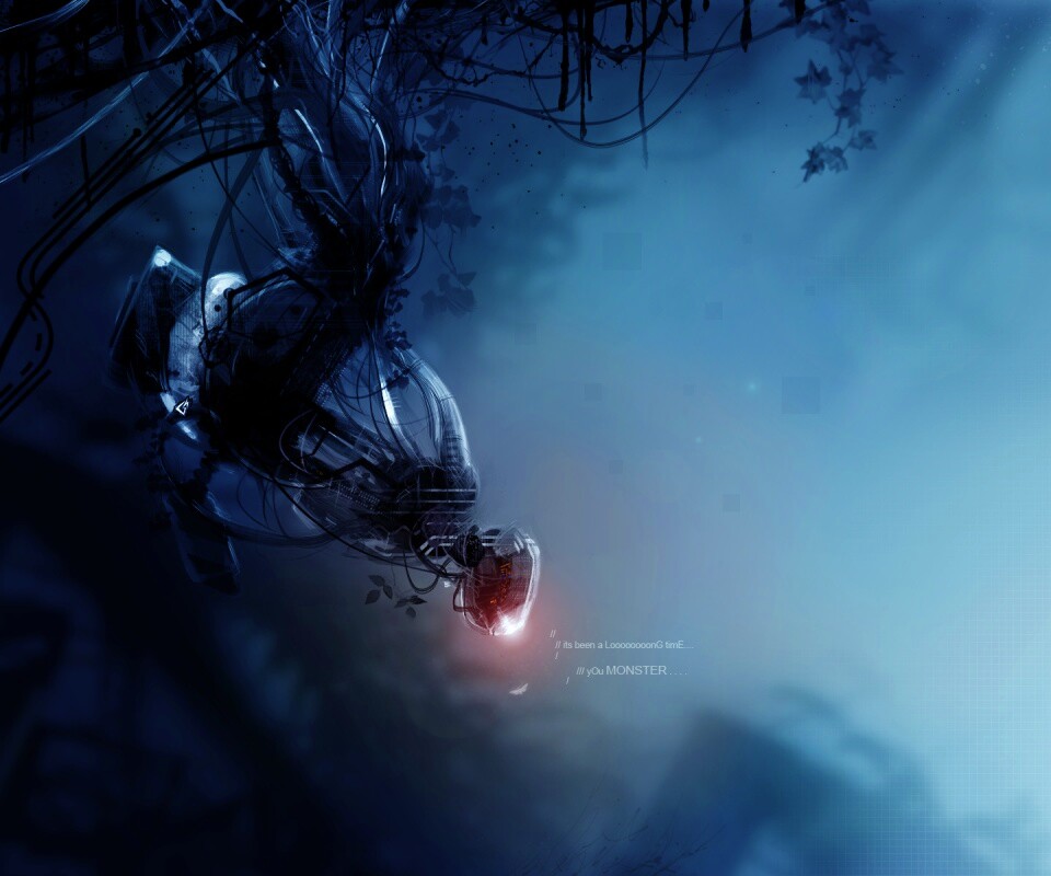 Гладос из PORTAL2 обои