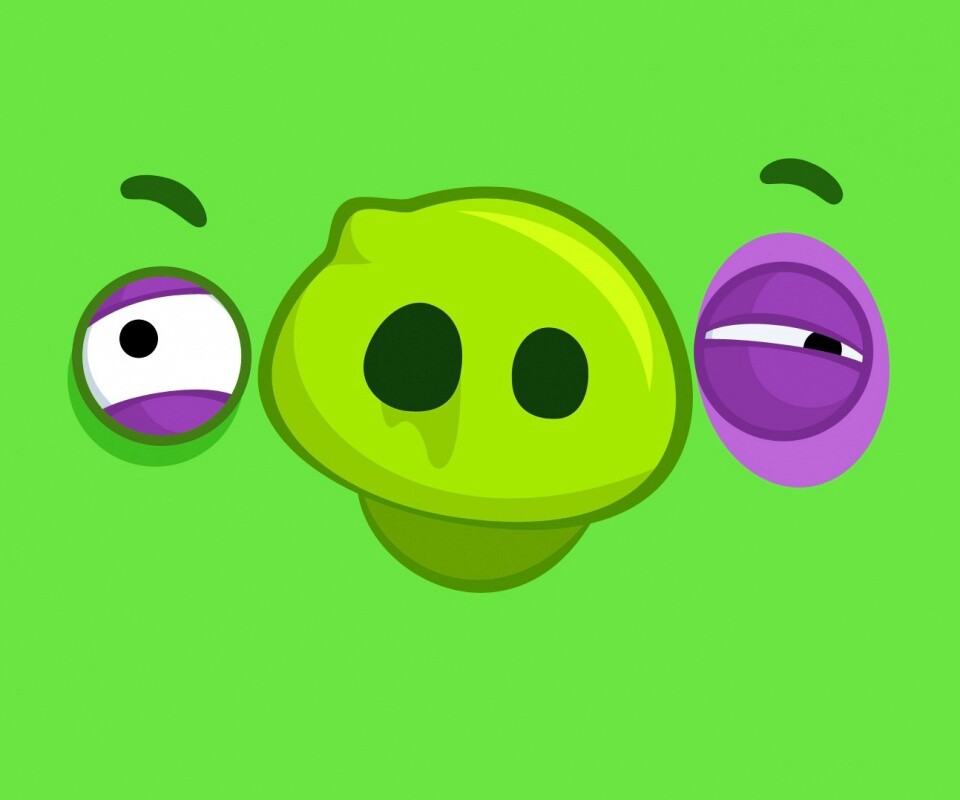 Свинья из Angry Birds обои