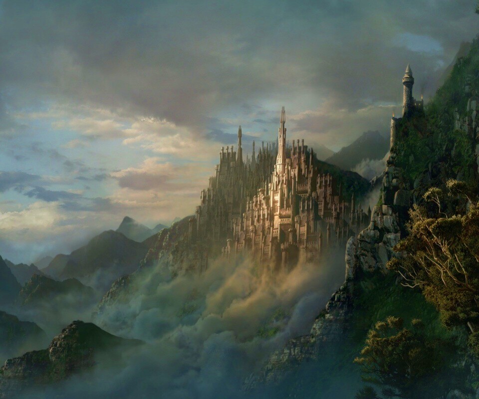 Сказочный город обои