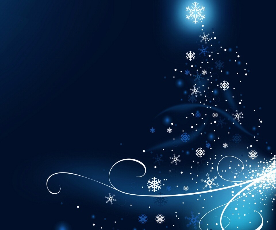 Волшебная елка обои