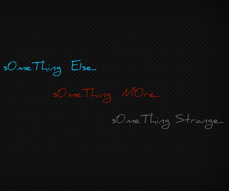 Some thing обои
