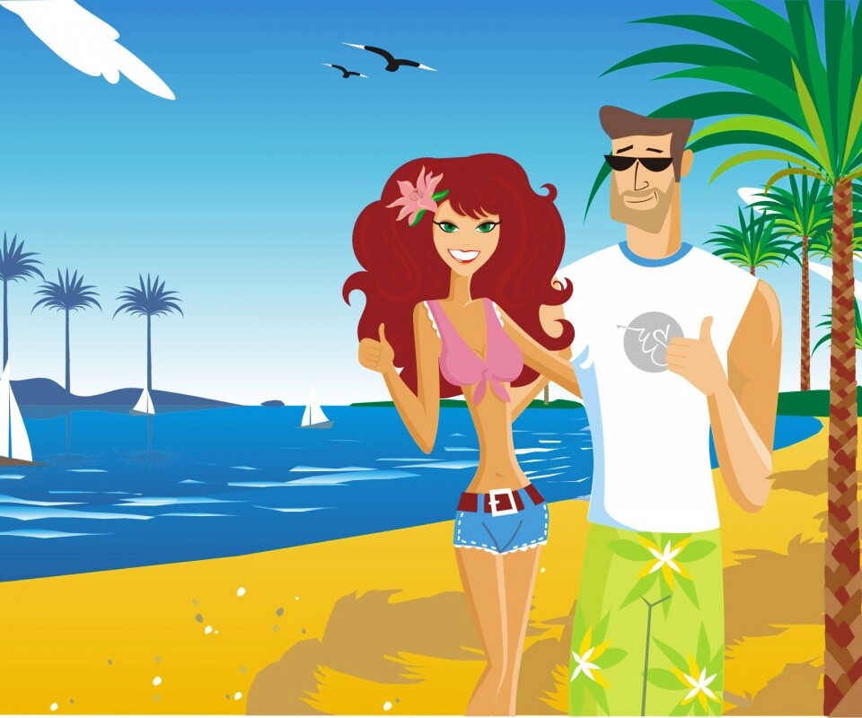 Отпуск на позитиве обои