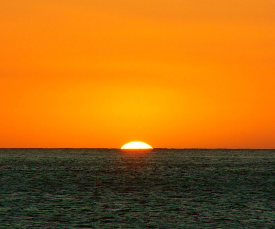 Идеальный закат обои