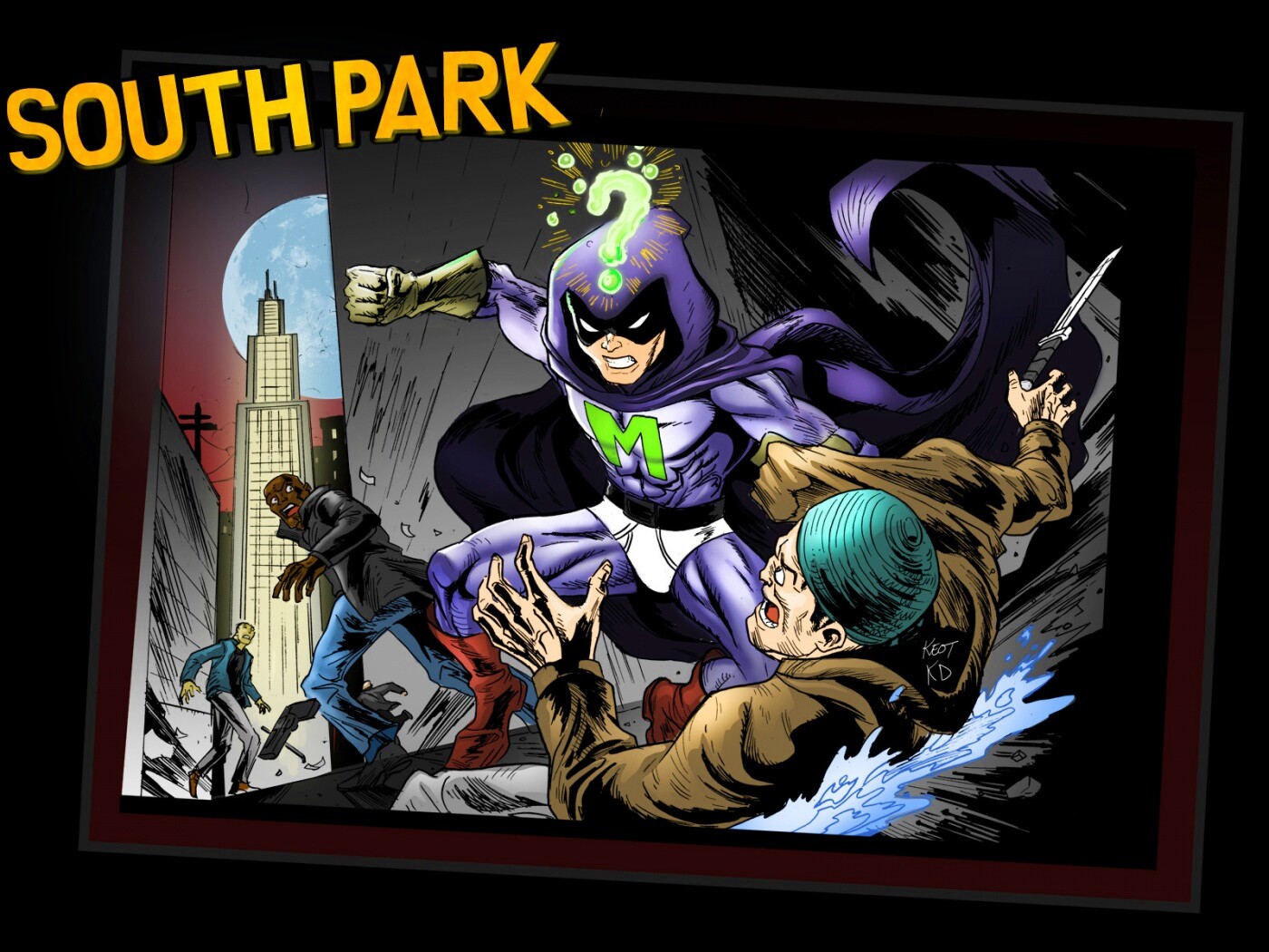 Комикс про Мистериона обои