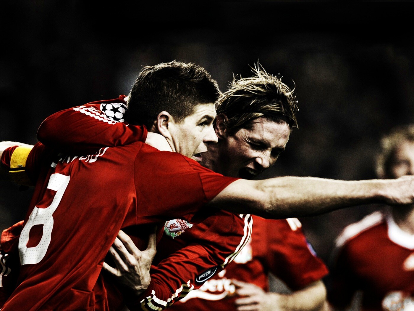 Радость от забитого гола обои