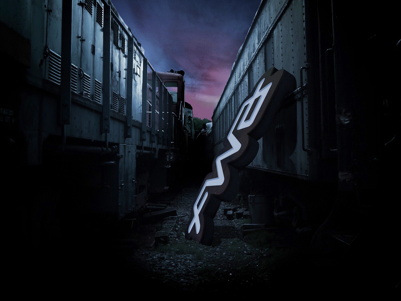 Упавшая вывеска обои