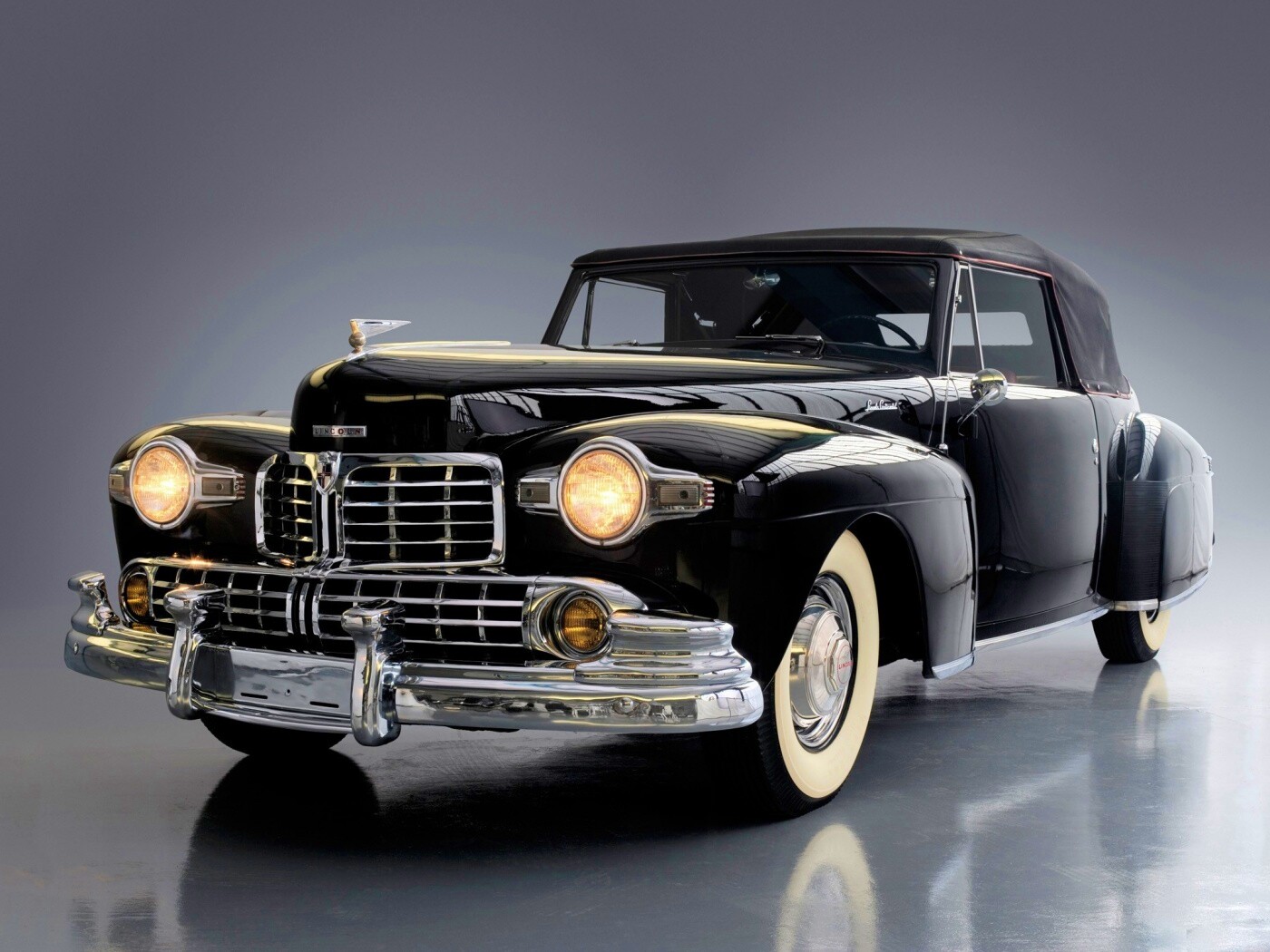 Черный ретро авто обои